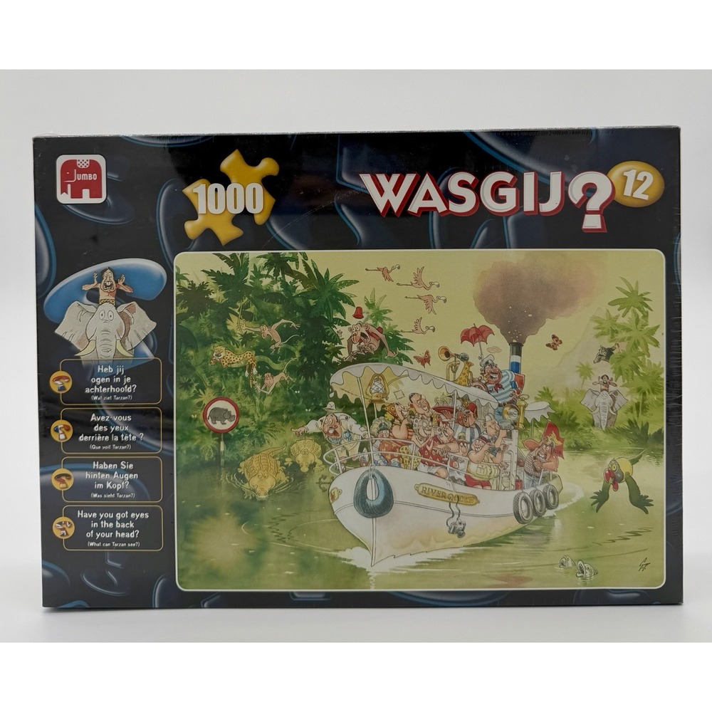 Wasgij #12 "The Mouth of the River'  1000 piece Puzzle Jumbo Vintage 2005 Sealed